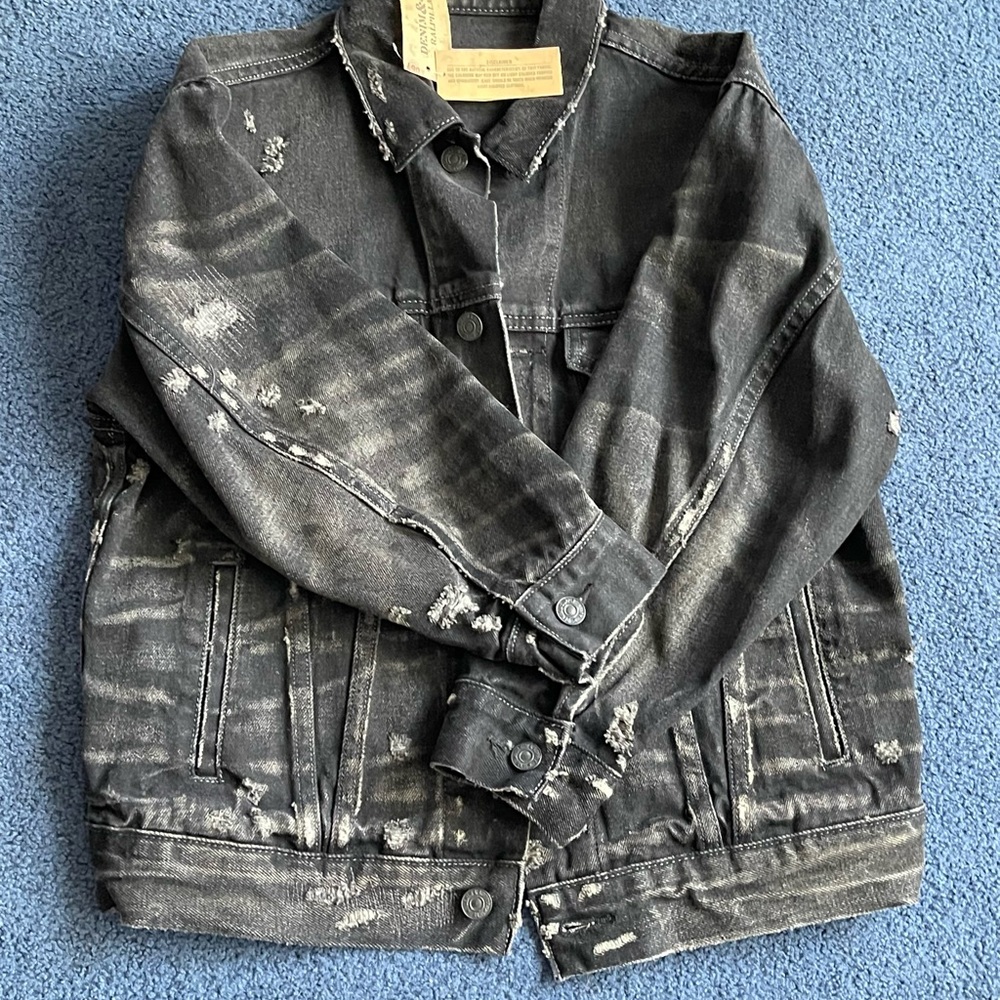 Jacket jean American Flag on back - Ralp Lauren